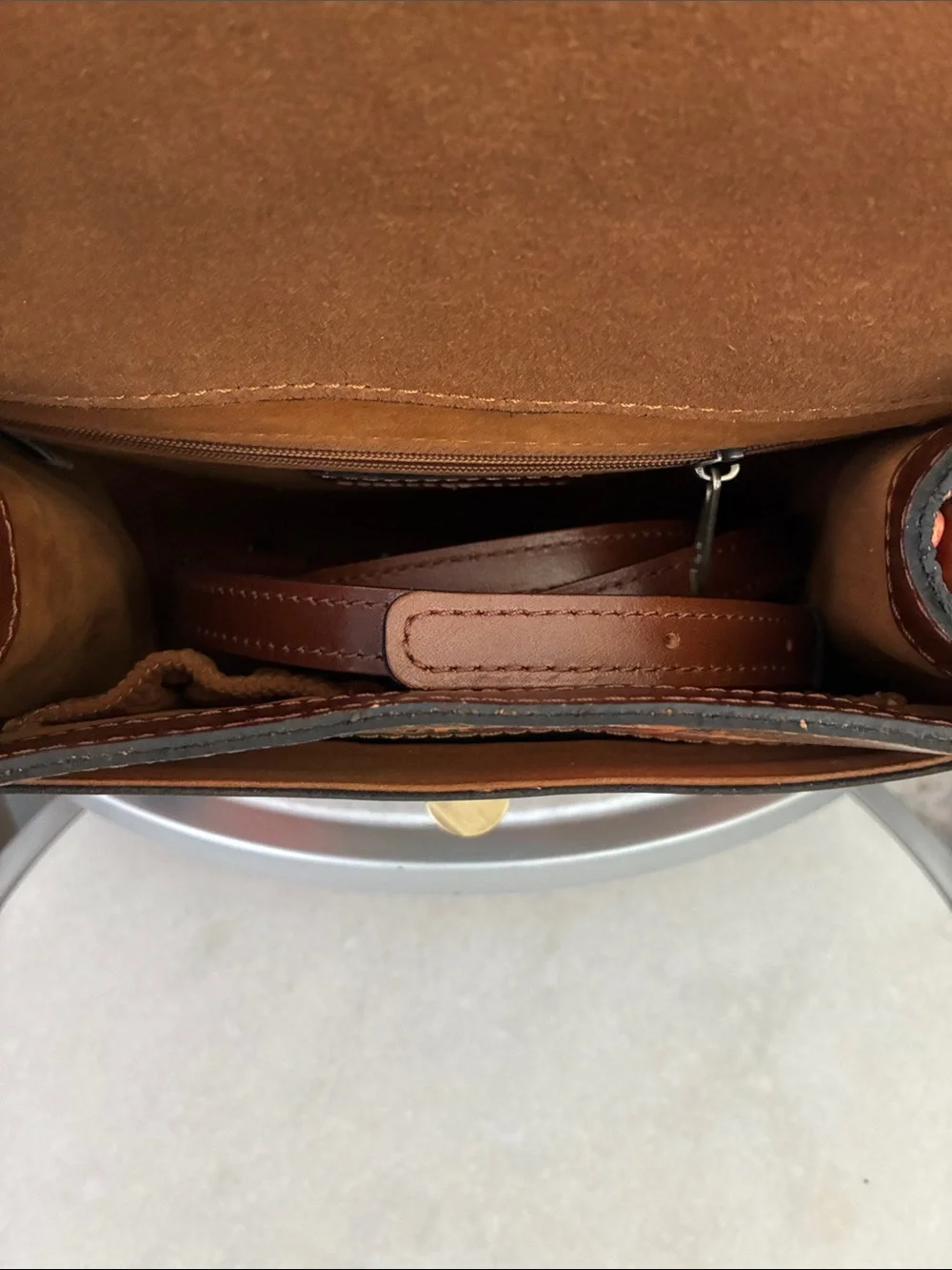 Patricia Nash Chauny Leather Satchel French Rivier - Picture 2 of 7